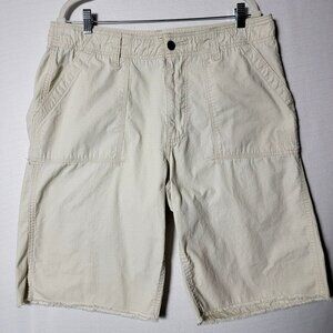 Company 81 C81 Tracker Shorts Mens Sz 36 Raw Hem 100% Cotton